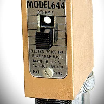 Electro-Voice 644 Sound Spot Cardioid Dynamic Microphone 1960 - 1979 - GOLD image 5