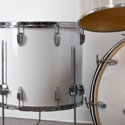 1980s Ludwig White Cortex "Concert Tom" Drum Set image 13