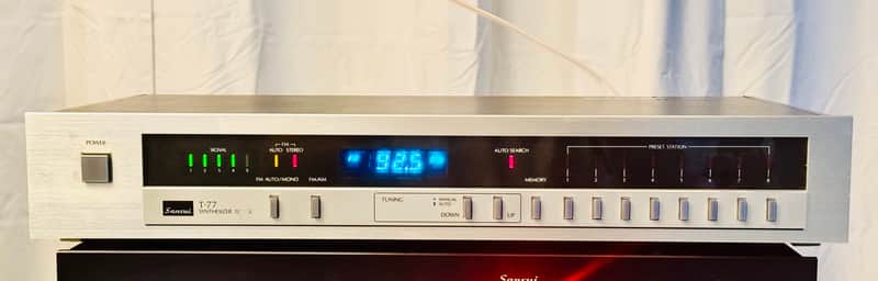 Vintage Sansui 👉 T-77 Synthesizer Tuner - Serviced + Cleaned | Reverb