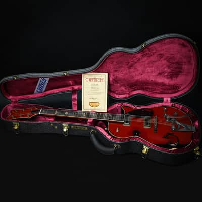 Gretsch Custom Shop USA Masterbuilt Chad Henrichsen 1955 Penguin Heavy Relic- Firebird Red over Black 2025 (UC25113955) image 5