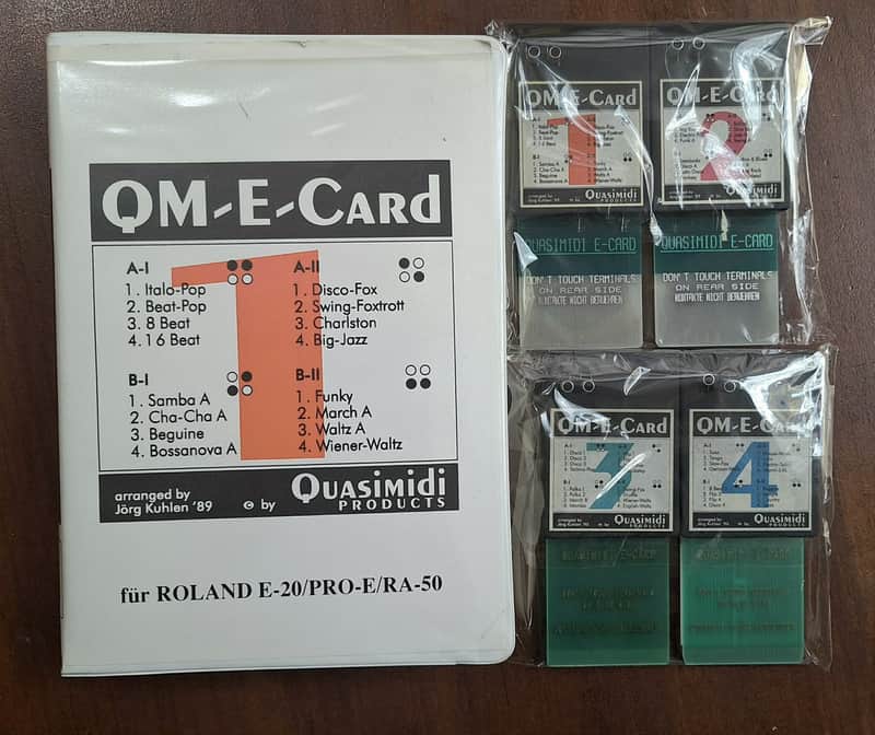 Quasimidi QM-E-Card Quasimidi for Roland E-20/Pro-E/RA-50 90s image 1