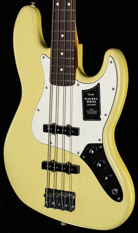 Fender Player II Jazz Bass Rosewood Fingerboard Hialeah Yellow (354) image 1