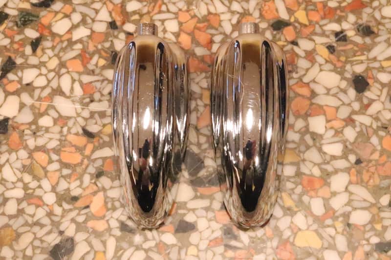 Slingerland Chrome Sound King Large Drum Lugs 2pk Vintage 1990's 2.25" image 1
