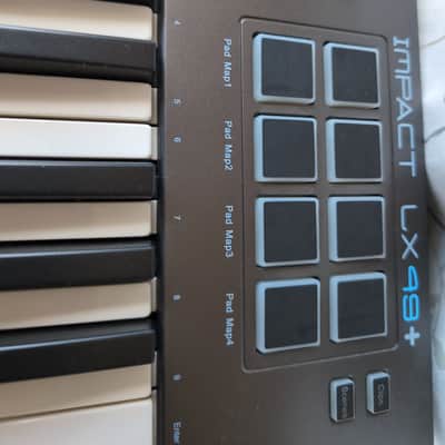 Nektar Impact LX49+ USB MIDI Keyboard Controller 2016 - 2021 - Black image 2
