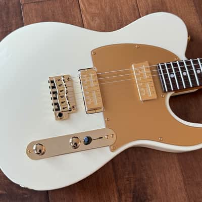 Suhr Mateus Asato Signature Series Classic T White Lollar 510 Tremolo Gold Foils 81364 image 8