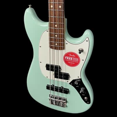 Fender Limited Edition Mustang PJ Short Scale Bass in Surf Green image 5