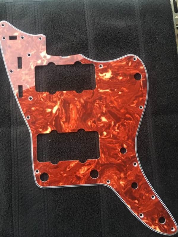 Jazzmaster Shielded Pickguard - Red Tortoise Shell - Fully Copper Shielded image 1