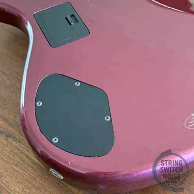 Yamaha RBX370A, Bass Guitar, Burgundy, 1991, Active image 8