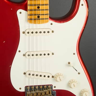 Fender Custom Shop Stratocaster 58 Relic Faded Aged 2022 - Candy Apple Red (COD 1127UG) image 4