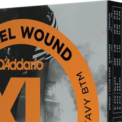 D'Addario EXL140-3D Nickel Wound Electric Guitar Strings, Light / Heavy, 10-52 - 3 sets image 3