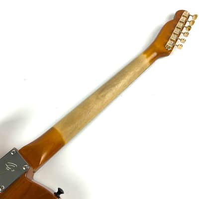 Custom Telecaster Abalone  Bound body with Spalted top. Rosewood board on Maple neck Fender Gigbag Included. image 7