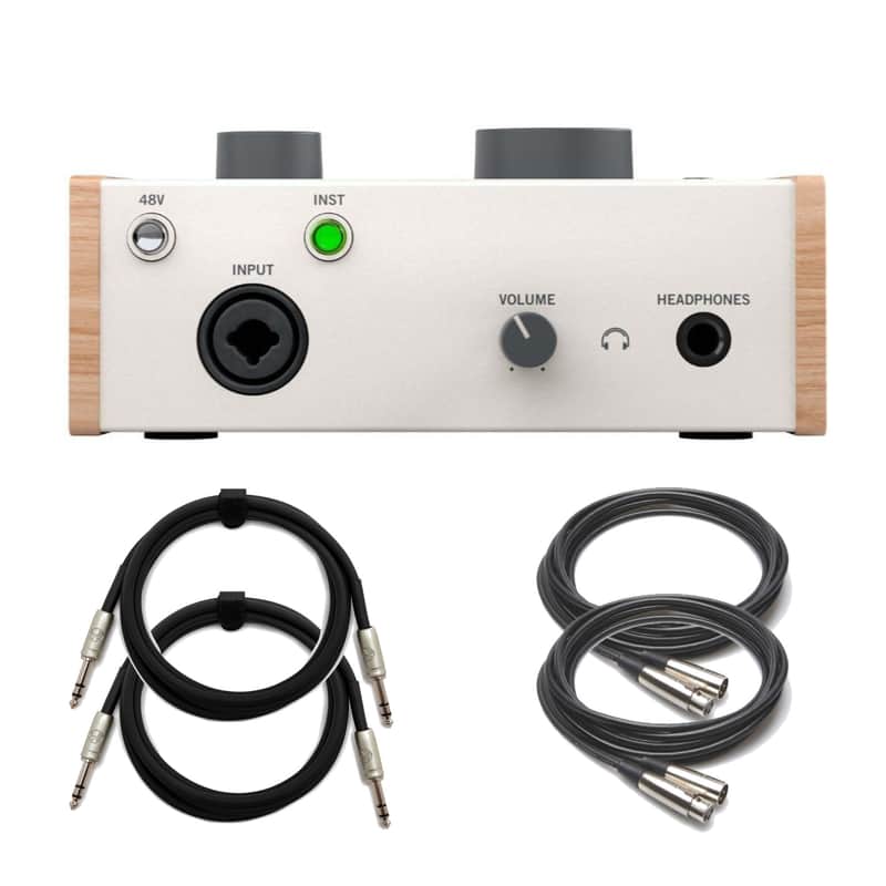 Universal Audio VOLT-176 USB Audio Interface with XLR Cable and 1/4 in. TRS Cables image 1