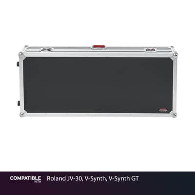 Gator Tour Case for Roland JV-30, V-Synth, V-Synth GT Road Case with Wheels