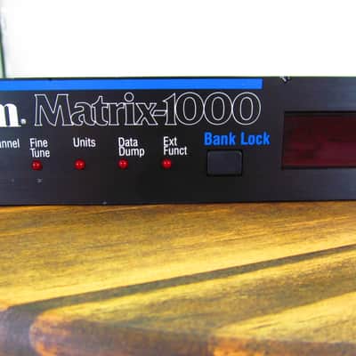 Oberheim Matrix 1000 Rackmount 6-Voice Synthesizer 1987 - Black image 5