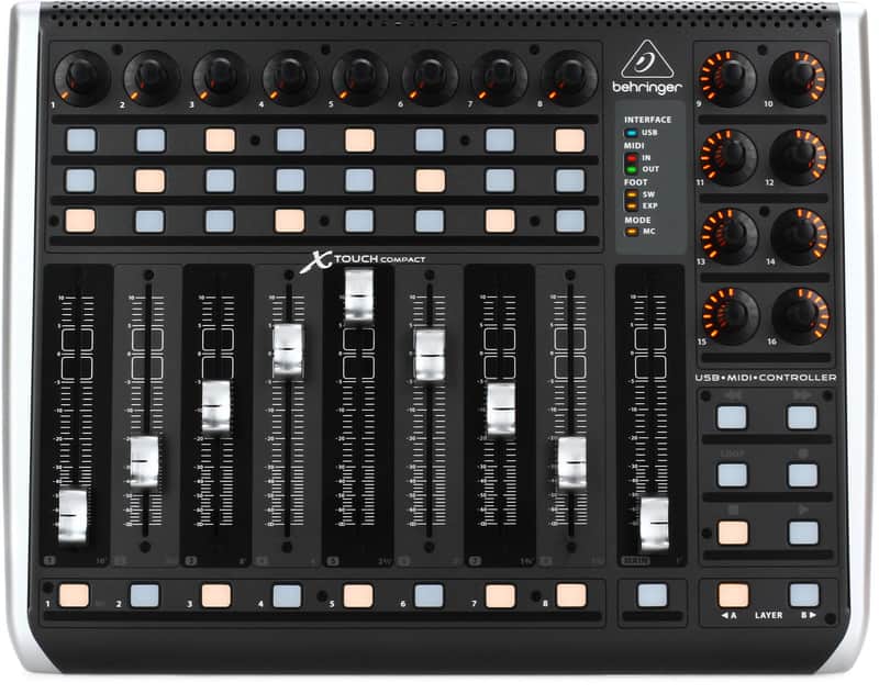 Behringer X-TOUCH COMPACT Universal DAW Control Surface | Reverb