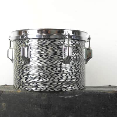 1970s Rogers 6" and 8" Black Onyx Concert Toms image 5