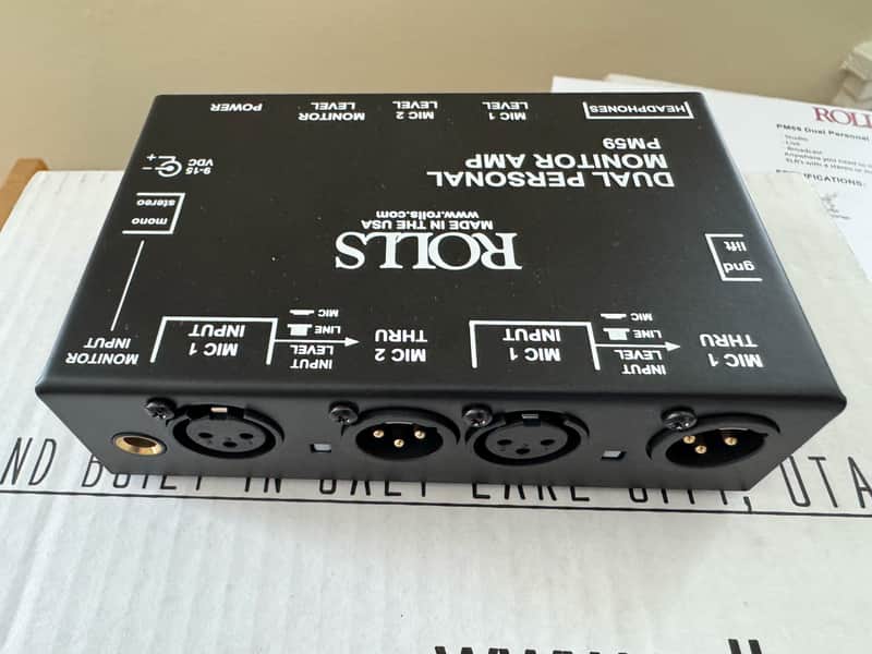 Rolls PM59 Dual Personal Monitor Amp | Reverb