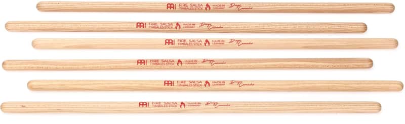 Meinl Stick & Brush Diego Camacho Signature Timbale Sticks - 3-pack (2-pack) Bundle image 1
