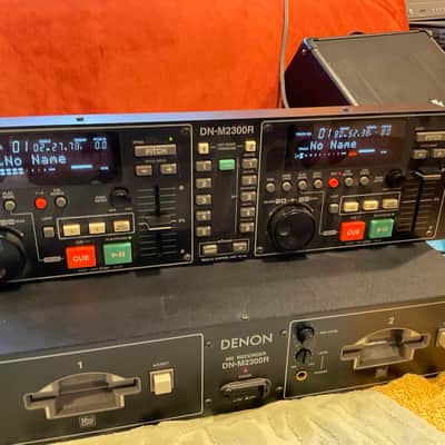 Denon DN-M2300R Dual MiniDisc Recorder w/ RC-45 Remote — Tested, Working, DJ Owned image 2