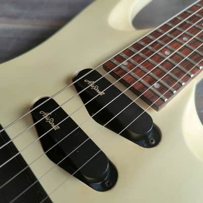 1990's Aria Pro II MA-550 Magna Superstrat SSH (White) | Reverb