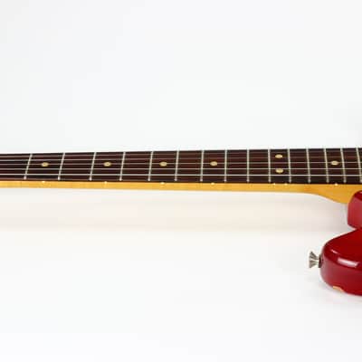 1964 Fender Musicmaster RARE Cherry Red | Pre-CBS duo sonic vintage image 13