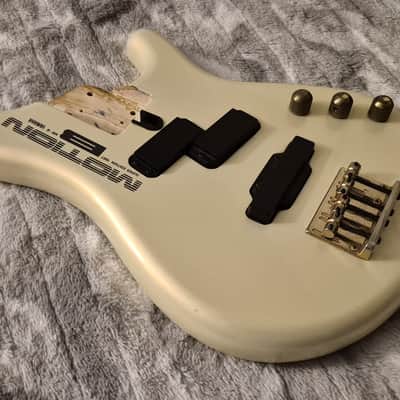 Yamaha Motion Bass MB-III PJ Super Edition 1987 Loaded Body - Vintage White - MIJ image 2