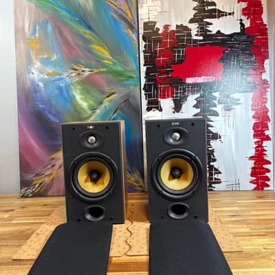 bowers wilkins Bookshelf speakers DM601 S2 Made In England Cherry Audiophile B&W image 5