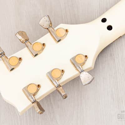 1987 Burny LC-100YS Yasu Signature Vintage Guitar Snow White w/ Tremolo & Case, Japan Fernandes image 5