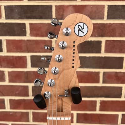 Reverend Charger HB, Metallic Alpine, Korina Body, Roasted Maple Neck, Locking Tuners image 5