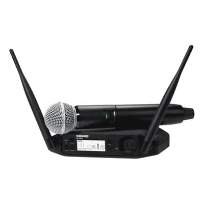 Shure GLXD24+/SM58 Dual Band Digital Wireless Handheld System image 1