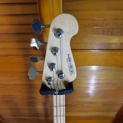TBC The Bass Company 4 String Electric Bass Made in USA #000394 Spalted Maple/Ash USA ! image 3