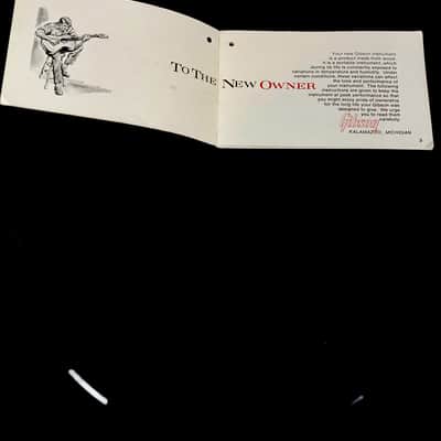 Mint Rare Gibson Owners Manual  1968 - W/ Warranty Card image 6