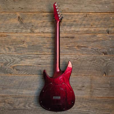 Used Aristides 060 Custom Build Guitar - Ruby Red Marble Burst Gloss w/Case image 11