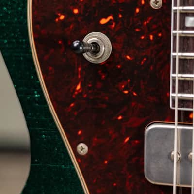 Novo Custom Shop Miris J Semi-Hollow Electric Guitar - Matrix Sparkle with Gig Bag image 9