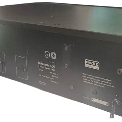 Nakamichi Nakamichi 480 2-head audiophile qual cassette deck/recorder 80s image 2
