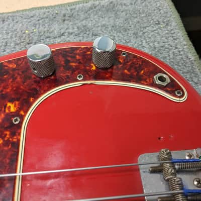 Fender Precision Bass with Rosewood Fretboard 1965 Fiesta Red image 3