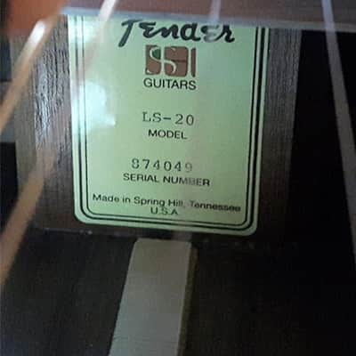 Fender  LS-20 (boutique) 1995 image 11