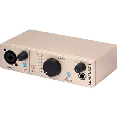 Arturia MiniFuse 1 USB-C Audio Interface 2021 - Champagne image 1