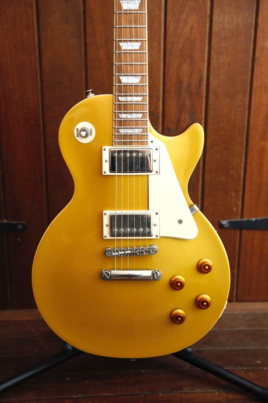 Epiphone Les Paul Standard Goldtop Electric Guitar 2018 Pre-Owned image 1