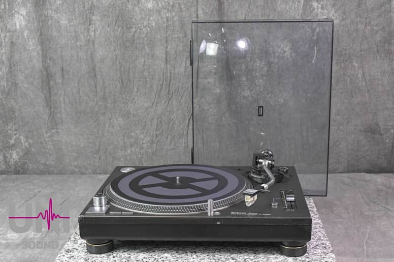 Technics SL-1200MK5 Black Direct Drive DJ Turntable in Good Condition image 1