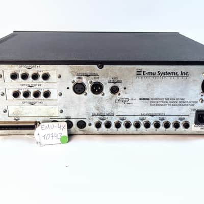 E-MU Systems E4X Turbo Rackmount 128-Voice Sampler Workstation 1996 (Serviced / Warranty) image 4