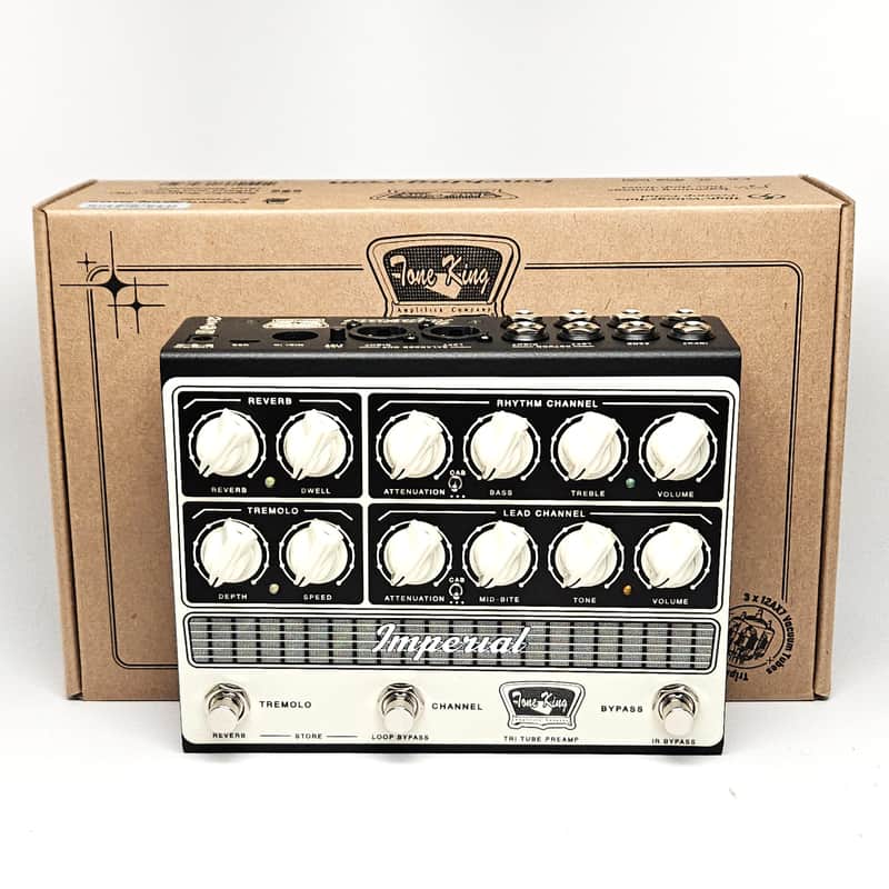 used Tone King Imperial Preamp Pedal, Mint Condition with Box, Paperwork & Power Supply! image 1