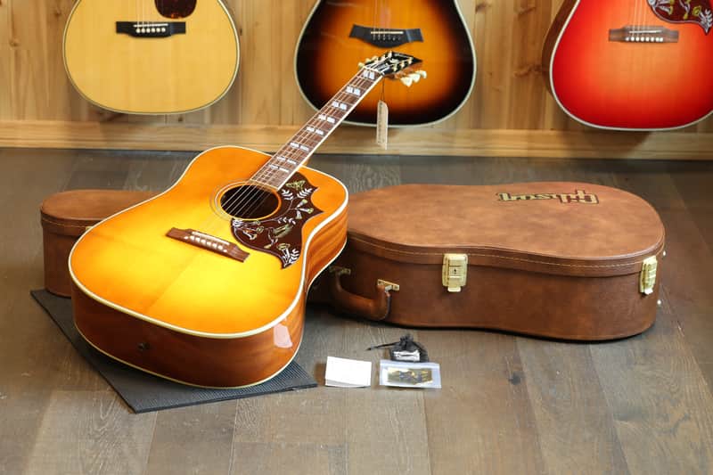 Minty! 2024 Gibson Hummingbird Standard Dreadnought Acoustic Guitar Lightburst + OHSC