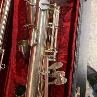 Good used Leblanc metal contra bass clarinet image 6