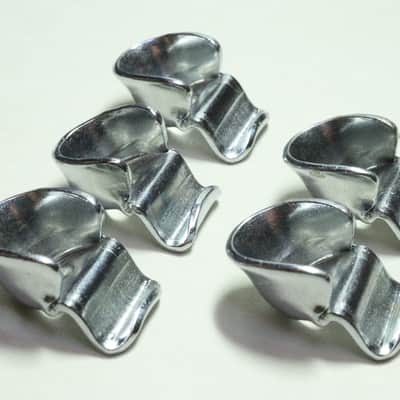 Set of 5 Slingerland Hoop Clips, Chrome Plated /1950s image 7