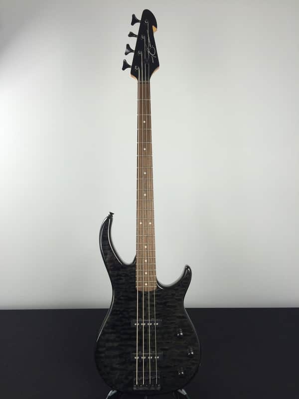 Peavey Millennium 4 BXP Electric Bass Guitar Transparent Black image 1