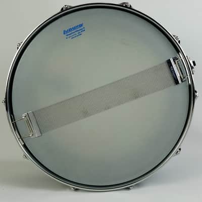 Ludwig 402 Supraphonic 6.5x14" 70s Matte Black Beauty Anodized Ludalloy Aluminum image 9