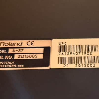 Roland A-37 2001 - Silver + Stand image 5