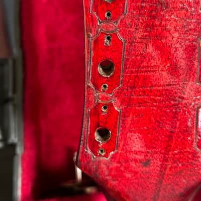 1961 Epiphone Wilshire - Cherry, Gibson-made SG Special image 15