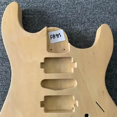Unfinished HSH Guitar Body with 2 Point Tremolo image 2